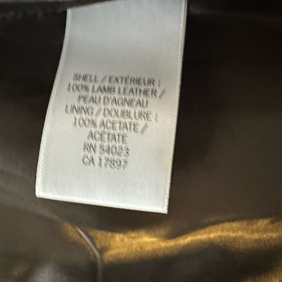 Banana Republic brown leather jacket - Picture 2 of 6